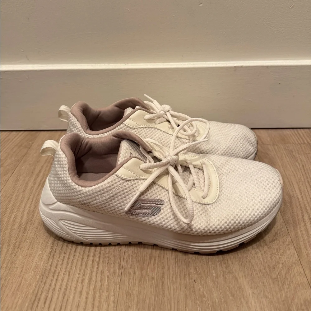 Skechers Women's Cream Sneakers - Picture 3 of 11